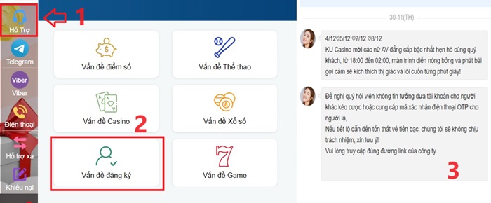 Hướng dẫn cách mở khóa tài khoản Kubet theo 4 bước